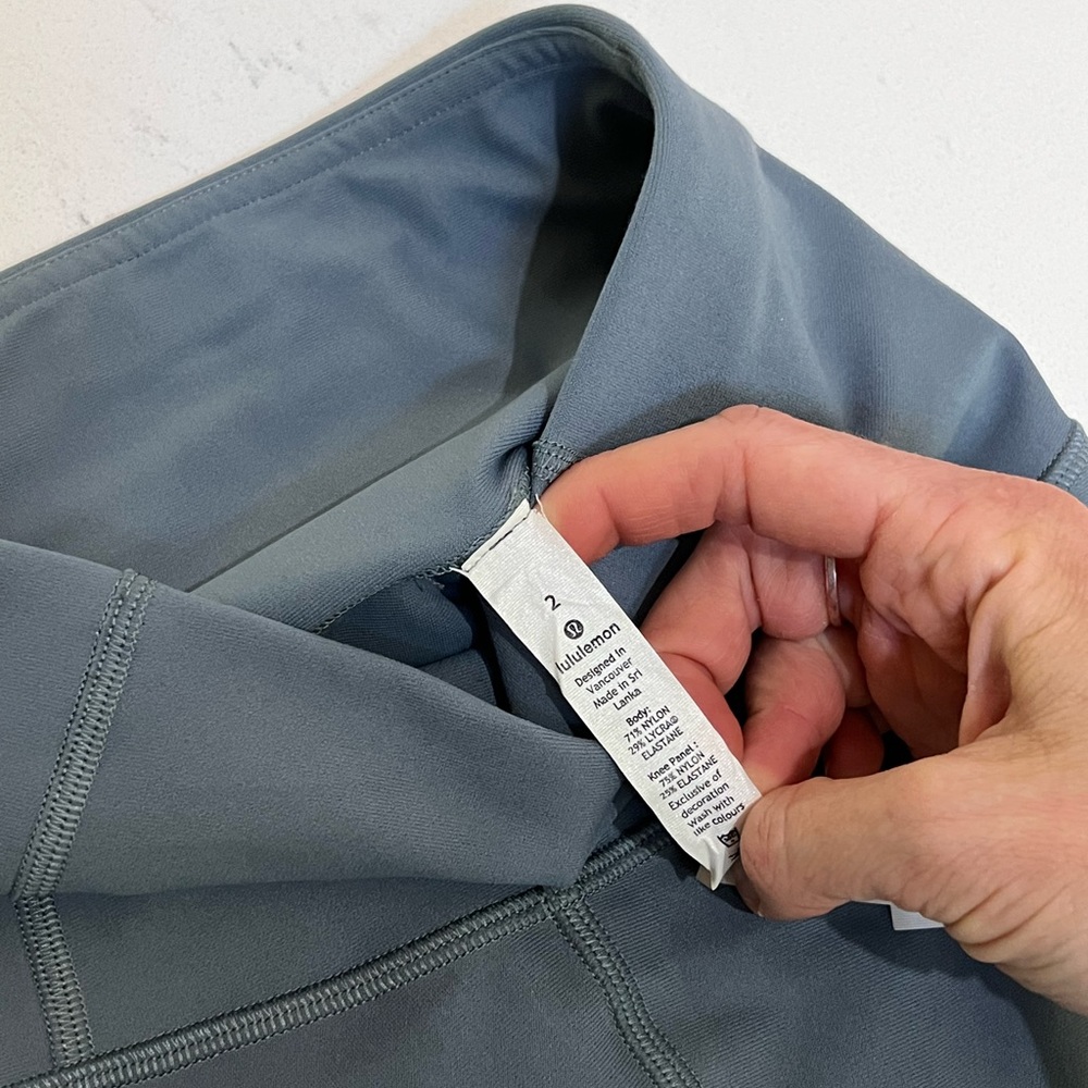 Lululemon Athletica Blue Charcoal 27” Leggings - Picture 8 of 11